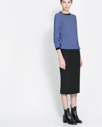 Zara Detailed Knit Sweater
