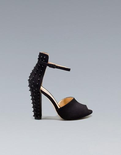 Studded Ankle Strap Sandal