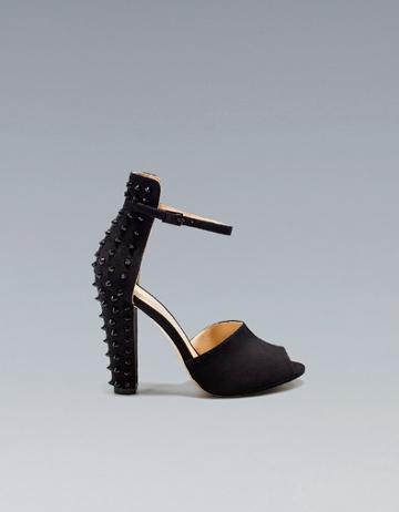 Studded Ankle Strap Sandal