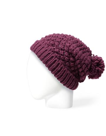 Knitted Beanie With Pompom