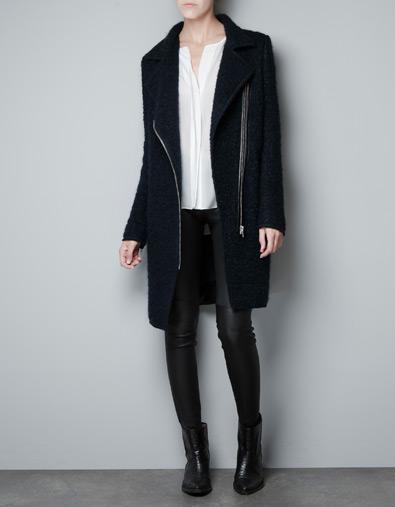 Boucle Wool Studio Coat