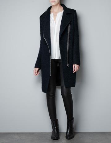 Boucle Wool Studio Coat