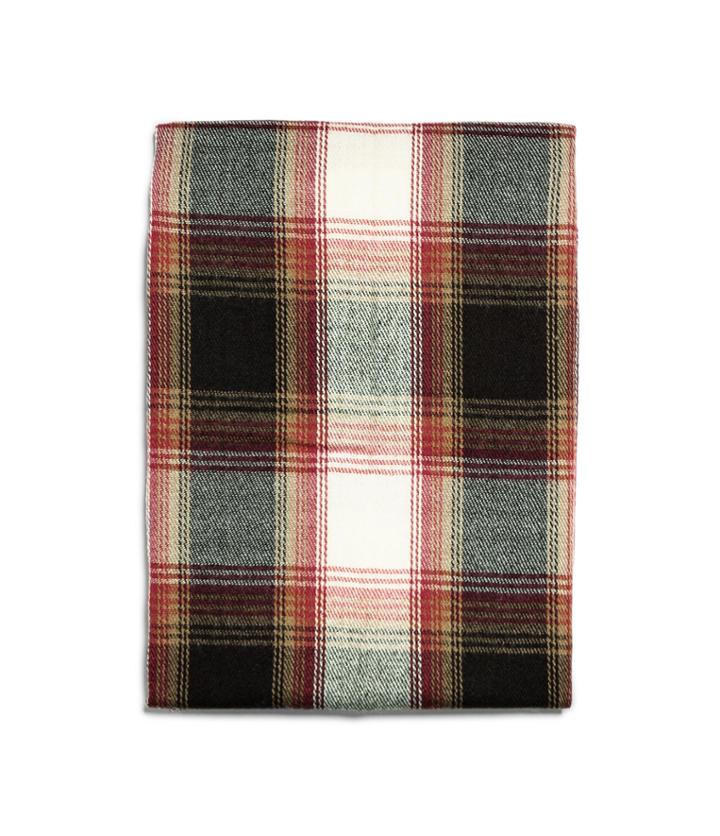 Zara Checked Scarf With Fringing
