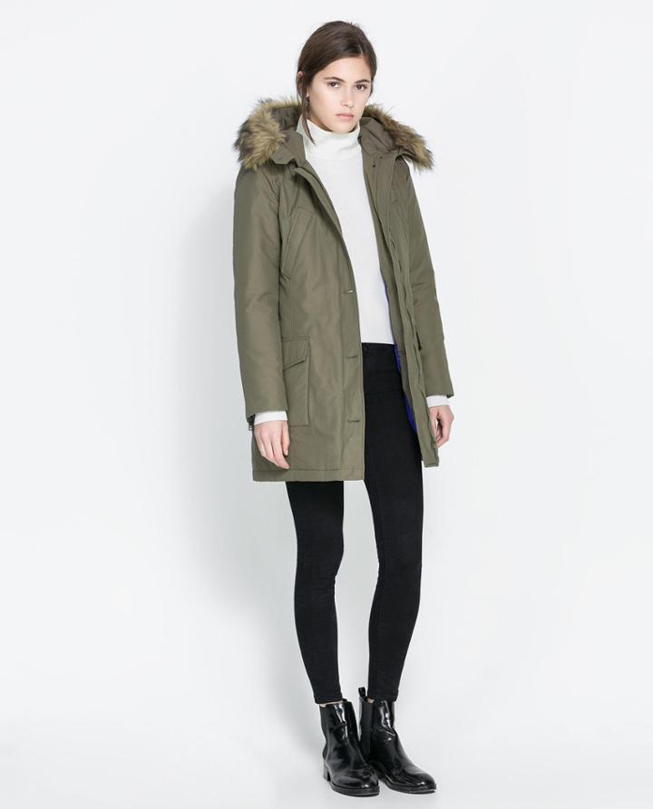 Zara Nylon Anorak