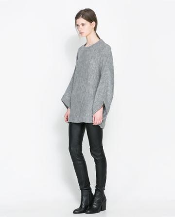 Zara Poncho Sweater