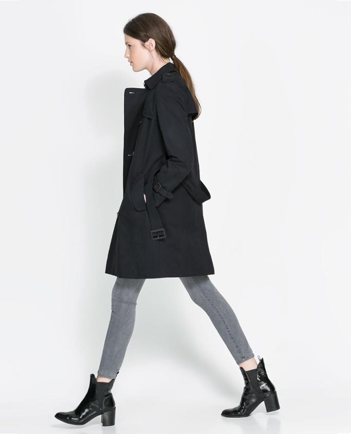 Zara Trench Coat With Detachable Lining