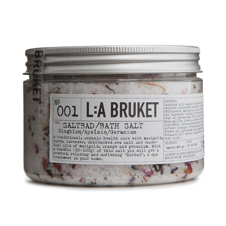 L:a Bruket No.01 Bath Salt Marigold/orange/geranium