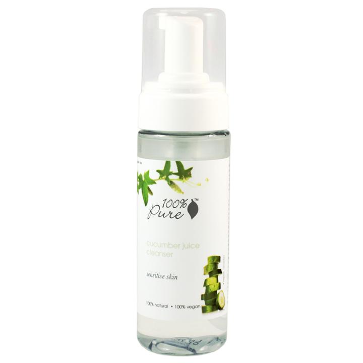 100 Pure Organic Cucumber Juice Facial Cleansing Foam