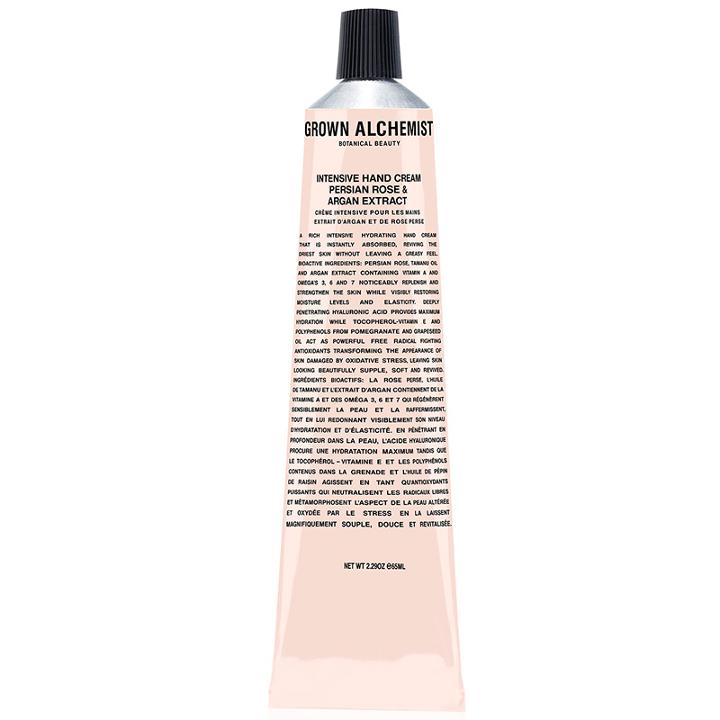 Grown Alchemist Intensive Hand Cream: Persian Rose & Argan Extract - 65ml