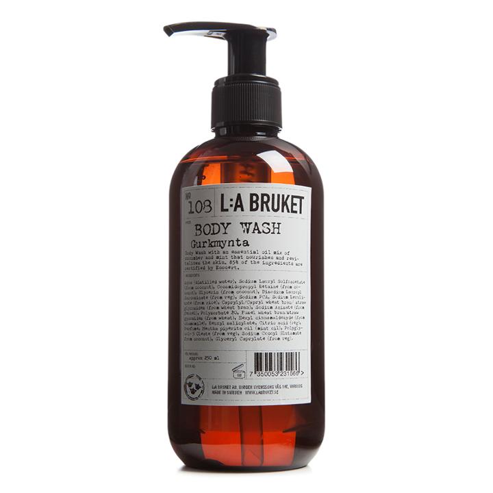 L:a Bruket No.108 Body Wash Cucumber/mint