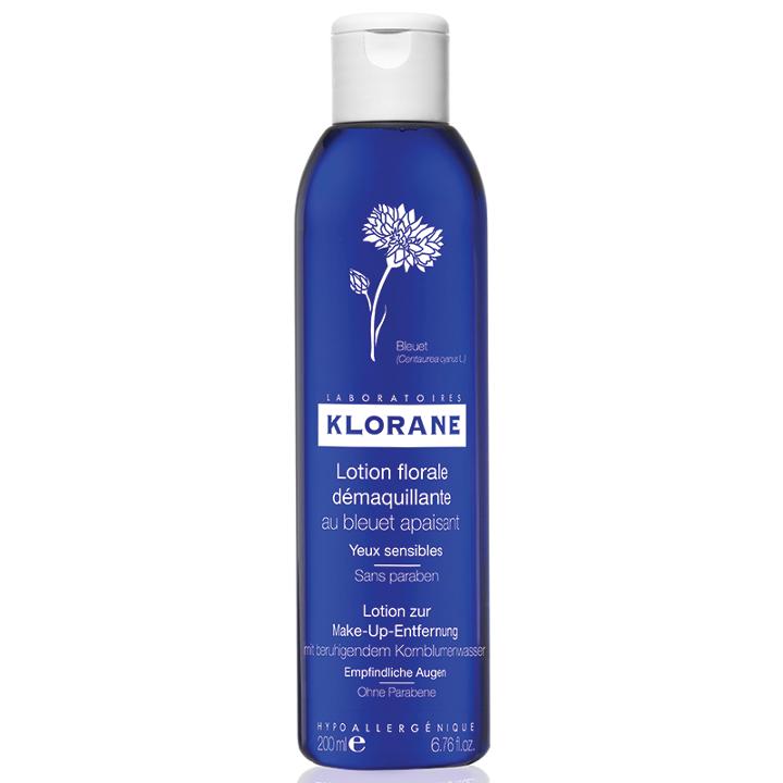 Klorane Floral Lotion Eye Make-up Remover With Soothing Cornflower - 200 Ml
