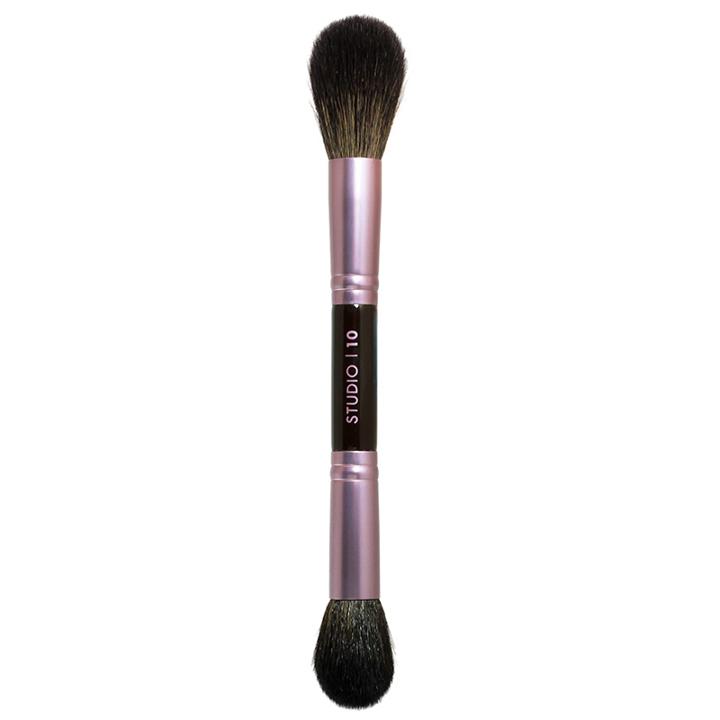 Studio 10 Doubled Ended Cheek Brush