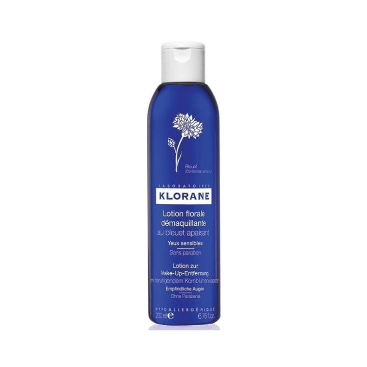 Klorane Floral Lotion Eye Make-up Remover With Soothing Cornflower