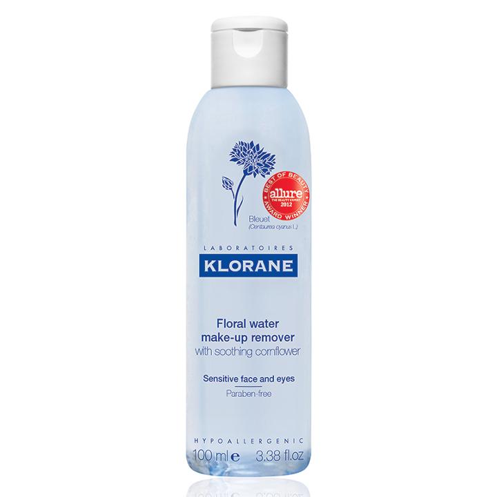 Klorane Floral Water Make-up Remover With Soothing Cornflower - 100 Ml