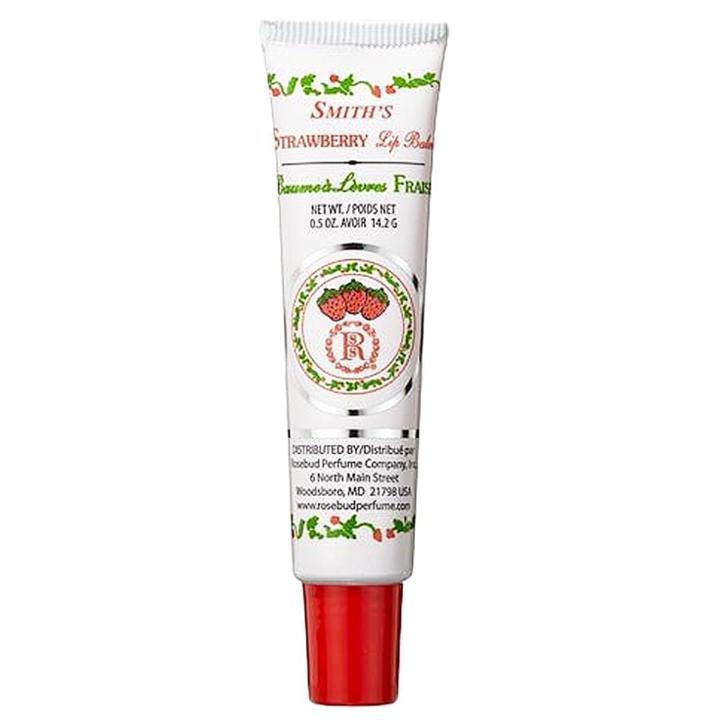 Rosebud Salve Smith's Strawberry Lip Balm Tube