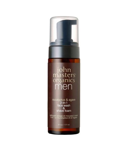 John Masters Organics Eucalyptus & Agave 2-in-1 Face Wash & Shave Foam