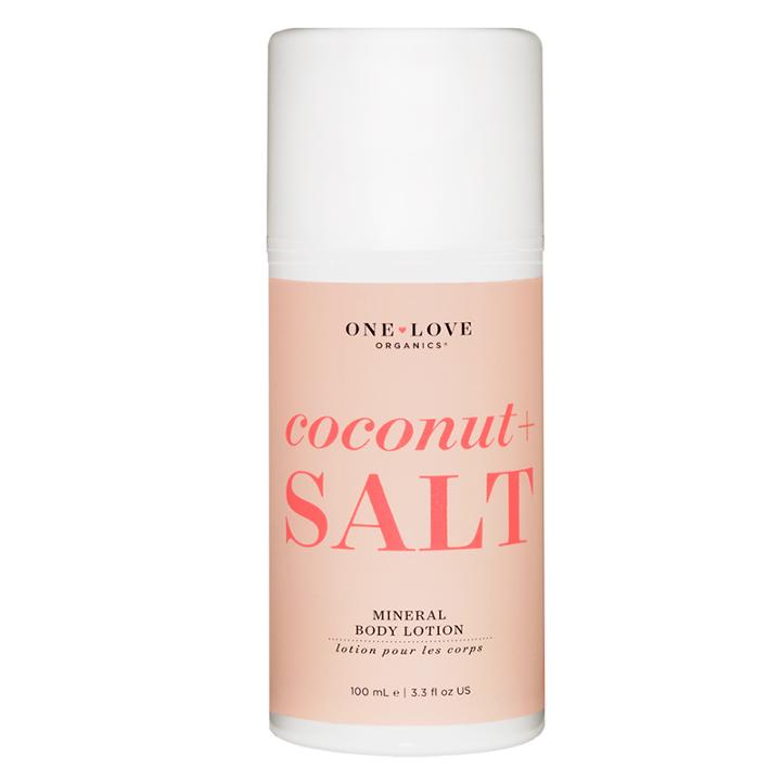 One Love Organics Coconut + Salt Mineral Body Lotion