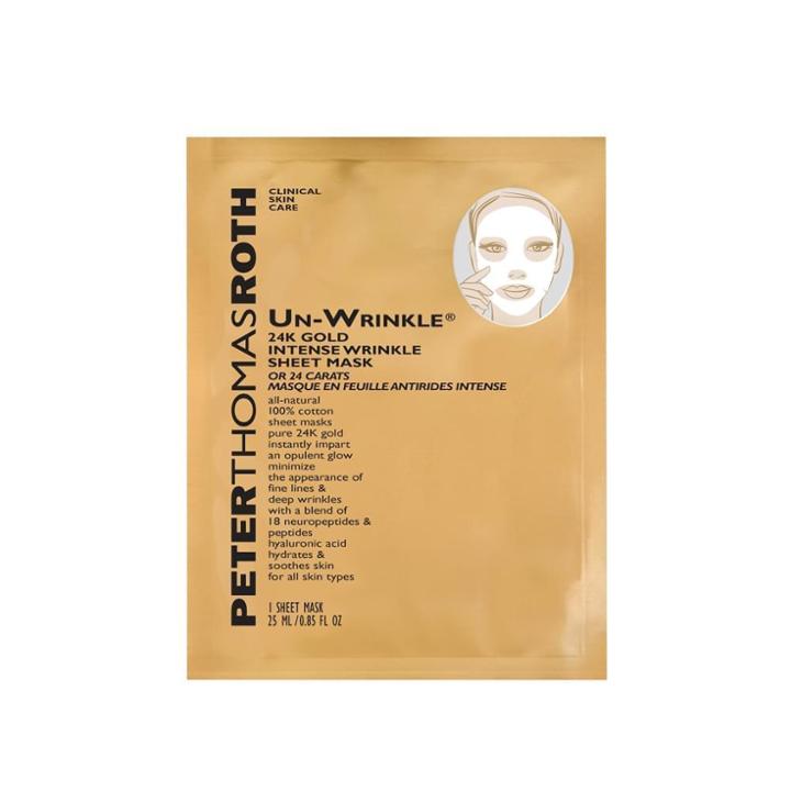 B-glowing Un-wrinkle 24k Gold Intense Sheet Mask