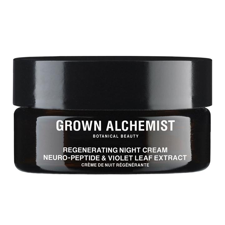 Grown Alchemist Regenerating Night Cream: Neuro-peptide & Violet Leaf Extract - 40ml