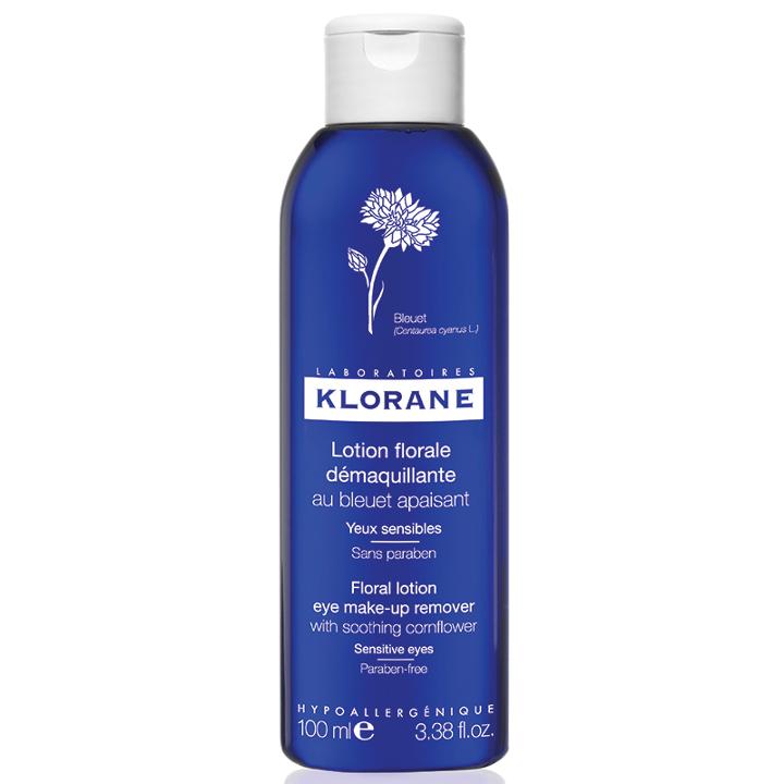 Klorane Floral Lotion Eye Make-up Remover With Soothing Cornflower - 100 Ml