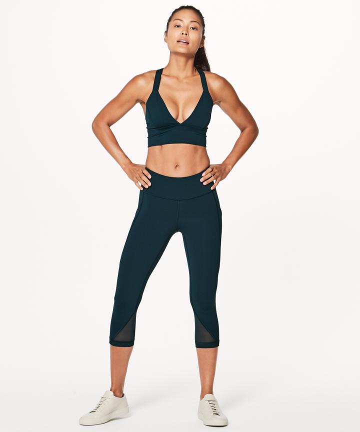 Lululemon Sweat Your Heart Out Crop *21