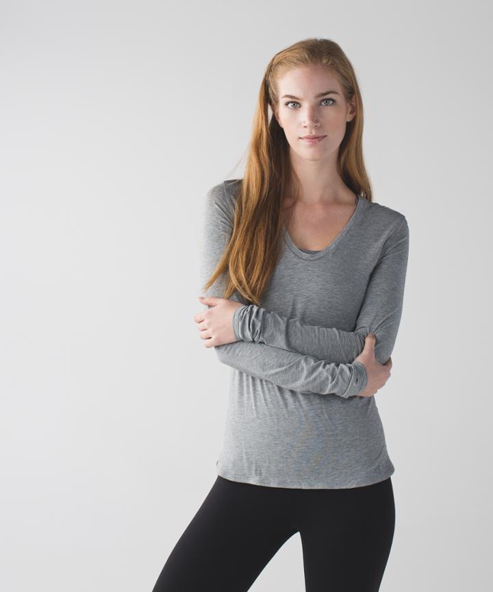 Lululemon Circadian Long Sleeve V Neck Tee