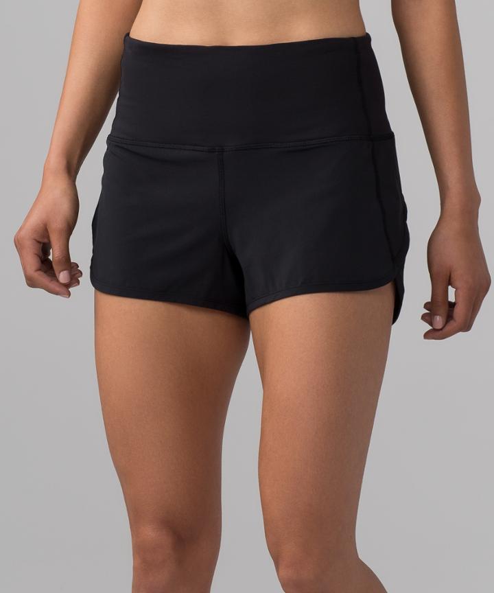 Lululemon Speed Short *high Waist 2.5