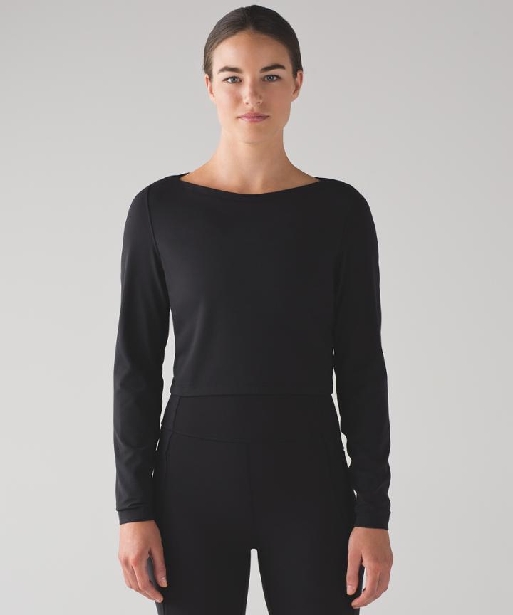 Lululemon Simply Bare Cropped Long Sleeve
