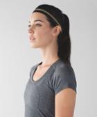 Lululemon Skinny Fly Away Tamer Headband *reflective