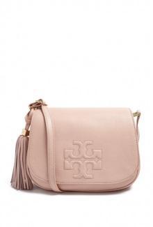 Porcelain Pink Thea Bag With Tassel By Tory Burch | LookMazing