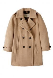 Wool And Camel Hair Double Breasted Cocoon Coat By Burberry