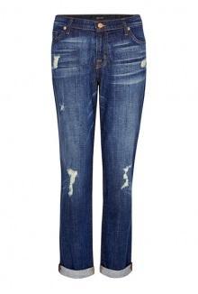 Flintlock Aidan Distressed Boyfriend Jeans By J Brand Denim