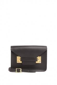 Black Mini Envelope Bag By Sophie Hulme
