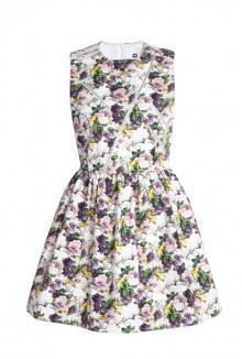 Sleeveless Floral Biker Dress By Msgm