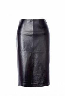 Leather A-line Skirt By Peridot London