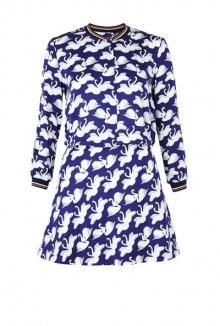 Swan Printed Long Sleeve Dress By Paul And Joe Sister