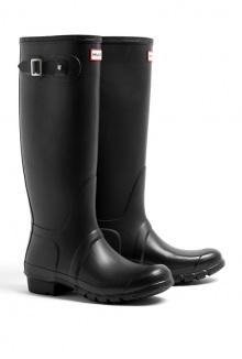 Black Original Tall Classic Boots By Hunter
