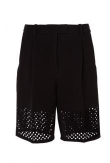 Pleated Laser Cut Polka Dot Shorts By 3.1 Phillip Lim