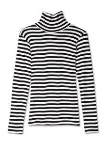 Striped Turtleneck Longsleeved T-shirt By Edith A Miller