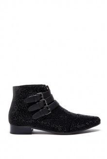 Studded Triple Strap Ankle Boot By Lola Cruz